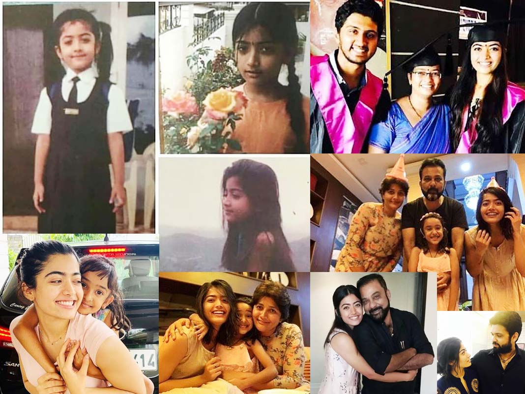 Rashmika Mandanna Family, Rashmika mandannas' Mother, Rashmika mandannas'  Father, Rashmika mandannas' Sister, Rashmika mandannas' husbend, Rashmika mandannas' Graduation, Rashmika mandannas' Unseen Photo, Rashmika mandannas' Childhood Pictuers